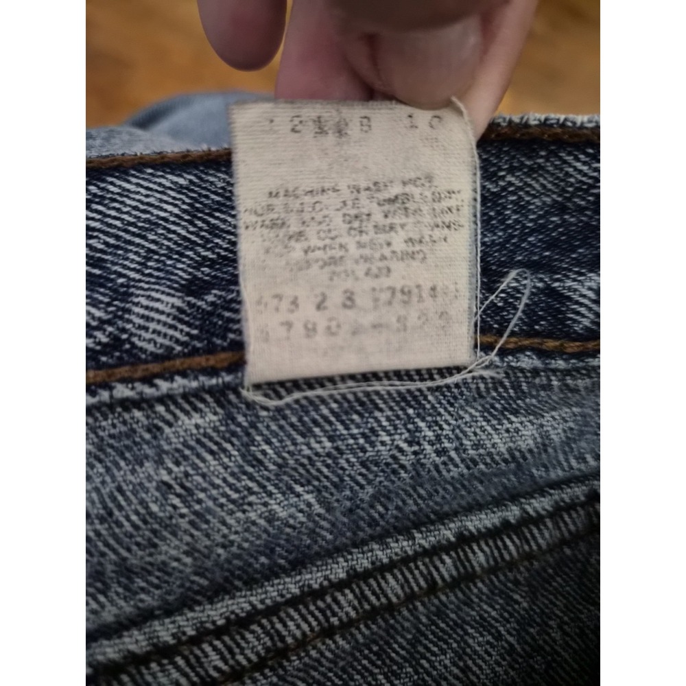 Vintage 80s Levi's Orange Tab USA Acid Wash High Rise Mom Jeans Size 5 - Picture 6 of 7